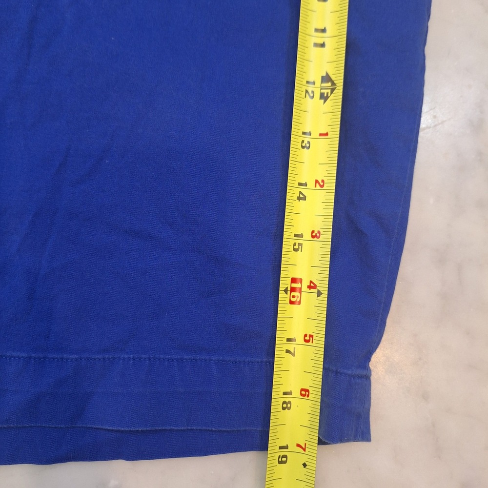 Polo Golf Ralph Lauren Shorts Mens 36 Blue Cotton Twill Stretch Crest Chino Golf - Picture 6 of 10